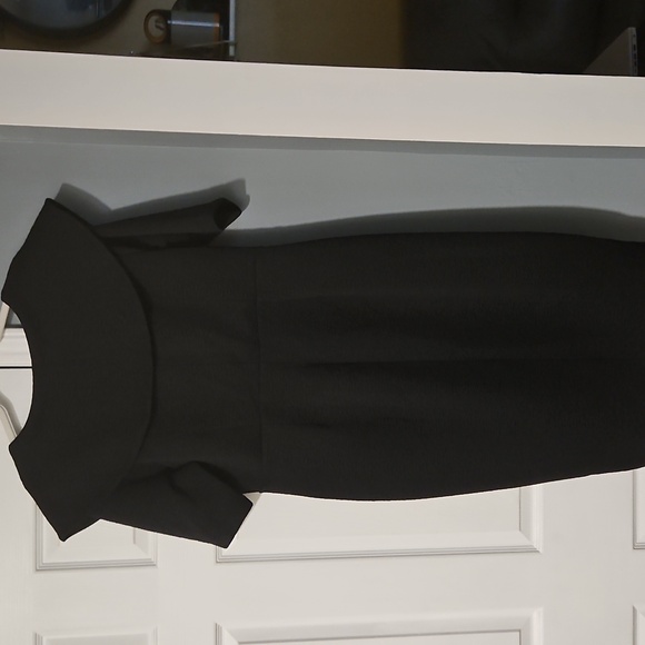 Christian Siriano Asymmetrical Black Dress - Picture 2 of 8
